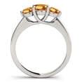 thumbnail image 5 of 2.15 Ct Three Stone Citrine Engagement Ring For Women- 10K Gold, 5 of 7