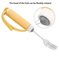 thumbnail image 1 of Flexible Rotating Fork with Wrist Band for Elderly &  People Unable to Use Normal Cutlery, 1 of 8