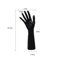 thumbnail image 2 of tredstone Mannequin Hand Jewelry Display Holder Support for Chain Hand Model Shop Black, 2 of 9