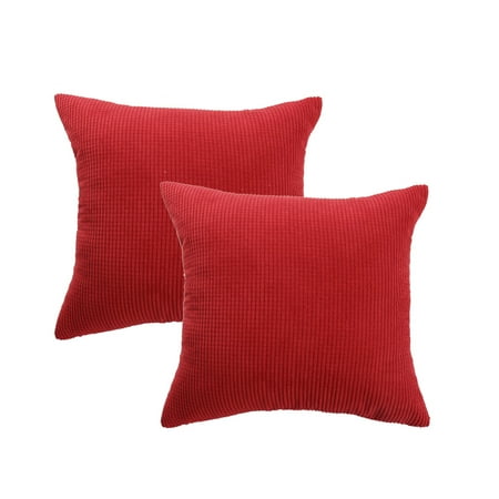 Cushion Covers Stripe Decoration Throw Pillow Case 18 X 18 Inch