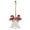 I, variant on Christmas Bell Ornament Metal Santa Christmas Hanging Decoration Indoor Outdoor Christmas Tree Decoration