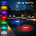 thumbnail image 5 of Xecessory Pool Chlorine Floater with Colorful Solar Light, Floating Chlorine Dispenser for Pool Fits 4x3inch Chlorine Tablets, Floating Pool Chlorinator for Spa, Hot Tub, 5 of 8