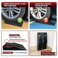 thumbnail image 4 of ROBLOCK Car Ramps for Lift and Vehicle Maintenance, Portable Low Profile Car Ramps for Garage, Heavy Duty Tire Ramps for Low Chassis Cars and Support, 4 of 6