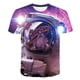 thumbnail image 1 of 2023, camisetas de astronautas para niños, disfraces para niños y niñas, camisetas de cuello redondo, ropa de verano, camisetas de manga corta para niños, ropa 7T Gao Jinjia LED, 1 of 2