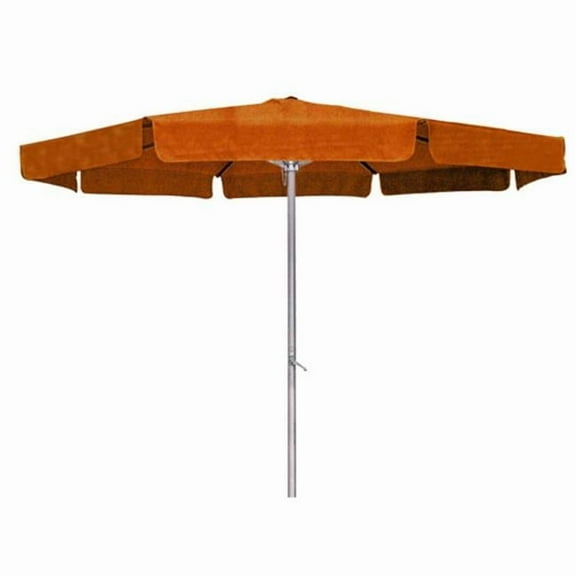 60403 and TC Outdoor 8 Foot Aluminum Umbrella Terra Cotta