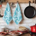 thumbnail image 6 of Teal Starfish Coastal Kitchen Towels Set of 3, Nautical Summer Ocean Absorbent Dish Towels for Kitchen, Microfiber Hand Towel, Quick Drying Tea Towel for Cleaning Decorative Dishcloths, 6 of 7