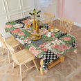 thumbnail image 3 of Pioneer Flower Floral Print Pattern Rectangle Tablecloth 60"x120", Waterproof Polyester Table Cloth, Wipeable Spillproof for Dining Camping Indoor Outdoor, 3 of 6