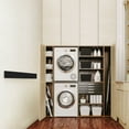thumbnail image 5 of Step Up Products  27.5 in. Retractable Metal Wall Mount Clothes Drying Rack; Industrial Gray, 5 of 5