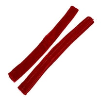 NIYANGLE Refrigerator Door Handle Covers Red Velour 2pcs