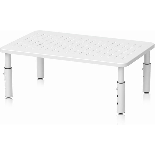 Monitor Stand Riser Level Height Adjustable Desktop monitor stand for Computer Laptop Printer Notebook with Vented Metal Platform XMM s