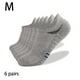 thumbnail image 4 of Calcetines deportivos Sonducket 6 pares para hombres y mujeres suaves transpirables Gris claro, 4 of 6