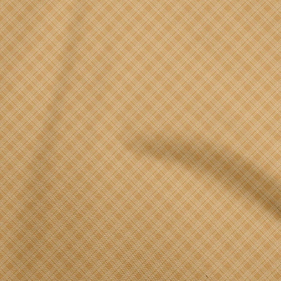 oneOone Polyester Spandex Brown Fabric Asian Japanese Sashiko Fabric For Sewing Printed Craft Fabric By The Yard 56 Inch Wide