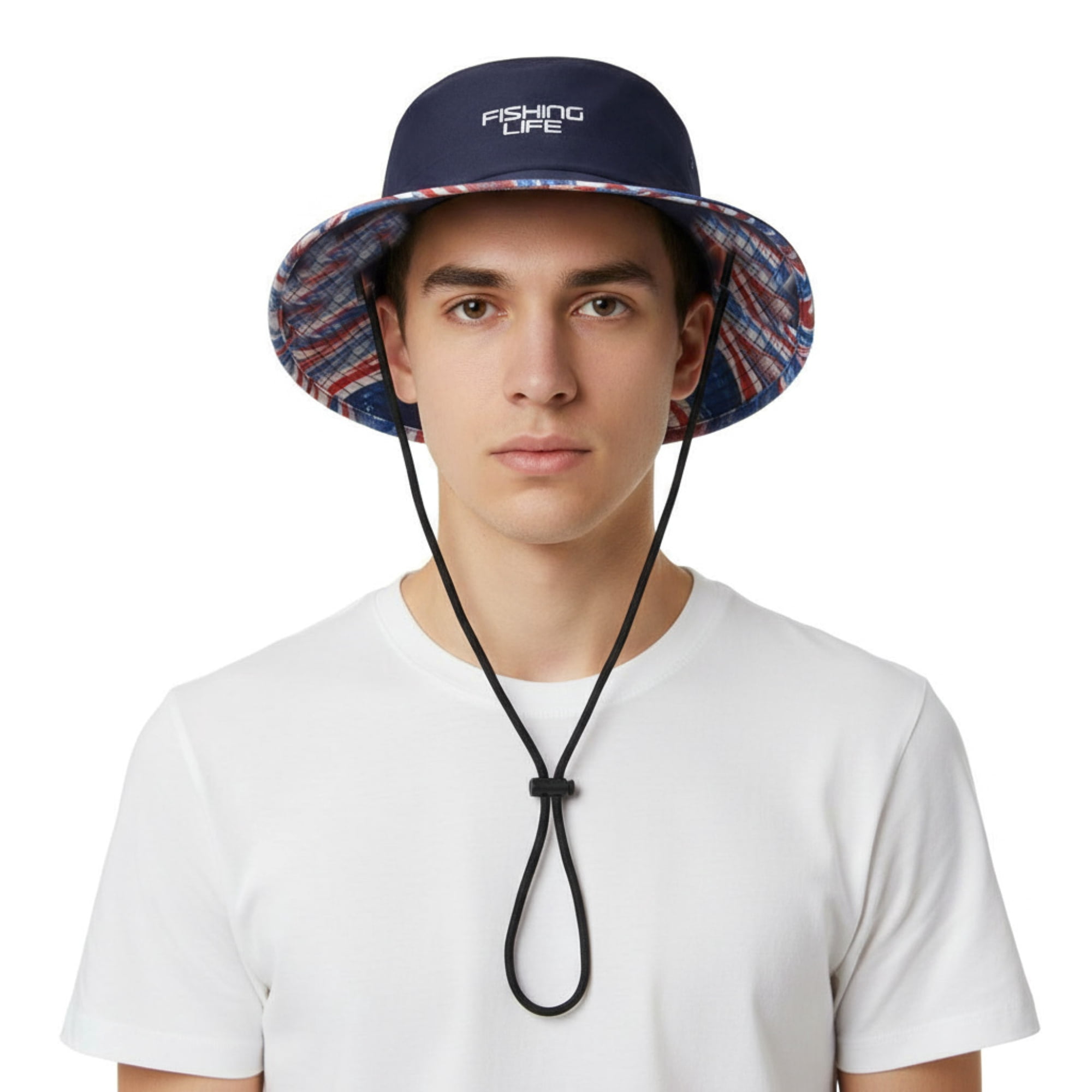 Fishing Life American Rod & Reel Performance Bucket Hat - Adult Unisex