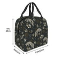thumbnail image 3 of Pofeuu Vintage Moon with Plants and Fox Print Lunch Bag Lunch Box Insulated Lunch Bag Adult Lunch Box for Men and Women, 3 of 8