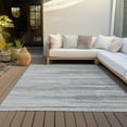 thumbnail image 6 of Addison Rugs Chantille Indoor/Outdoor Transitional Stripes Gray Washable Rectangle Rug, 10' x 14', 6 of 6