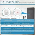 thumbnail image 3 of EAU64824806 Refrigerator Evaporator Fan Motor for LG Refrigerator, 3 of 5