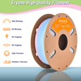 thumbnail image 4 of Filamento PLA para impresora 3D ERYONE Matte Rainbow, 1,75 mm, 1 kg, 4 of 6