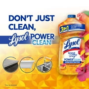 Lysol All Purpose Cleaner, 2X Concentrated Multi-Surface Disinfectant Floor Cleaner for Mopping Solution, for Bathroom & Kitchen, Mango & Hibiscus, 48 fl oz