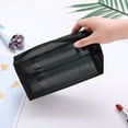 thumbnail image 4 of Transparent Mesh Pouch Nylon Cosmetics Storage Bag Household Business Trip Washing Storage Bag, 4 of 8