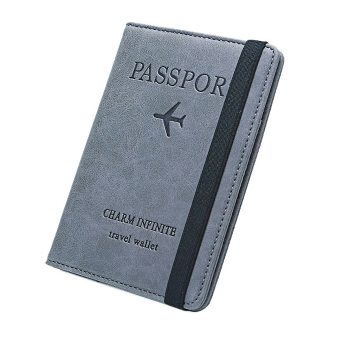 Star Wars Yoda Passport Holder Travel Wallet RFID Blocking PU Leather Card Case Cover Leather Document Organizer