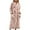 Light Pink, variant on Plush Robe for Women Long Length Fleece Cozy Button Up Hooded Bathrobes Color: Light Green Size: M