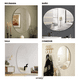 thumbnail image 5 of Espejo Ovalado 3 Mm 40x80 Cm Decoración Hogar Imagen Sin Distorsión, 5 of 6