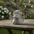 thumbnail image 4 of Uriel Resting Cherub Cement Figurine, 4 of 5