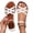 White, variant on Womens Flat Sandals Platform Slip on Open-Toe Ankle Strap Boho Casual Orthopedic Sandals Arch Support Soft Walking Shoes Multicolor 43(US-10)