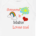 thumbnail image 4 of Inktastic Someone in Maine Loves Me Boys or Girls Baby Bodysuit, 4 of 5