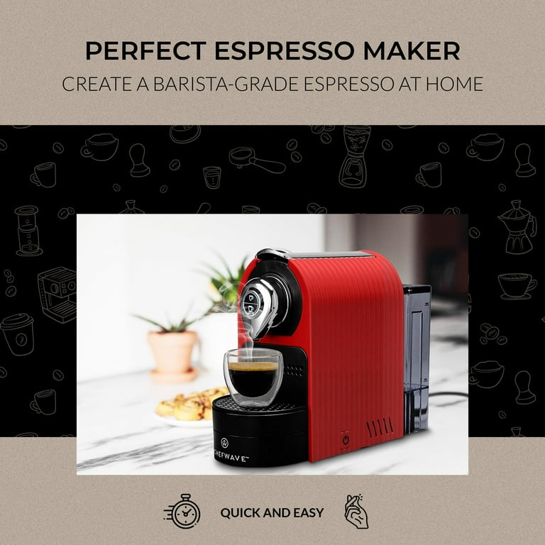 ChefWave Espresso Machine for use with Nespresso Capsules