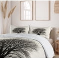thumbnail image 6 of Ambesonne Country Duvet Cover Sets, Branch Tree Field, 2-King, Ivory Dark Grey, 6 of 6