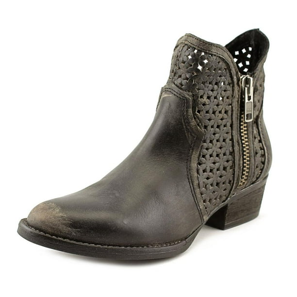 Circle G - circle g by corral q0001 women round toe leather black bootie - Walmart.com - Walmart.com
