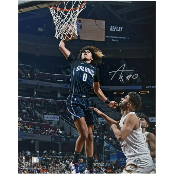 Anthony Black Orlando Magic Autographed 16" x 20" Dunk vs. Cleveland Cavaliers Photograph - Fanatics Authentic Certified