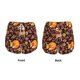thumbnail image 3 of Balery Woodland Creatures Floral Pantalones cortos deportivos para mujer con forro y dos bolsillos, elásticos, para entrenamiento, gimnasio, yoga-Medium, 3 of 7