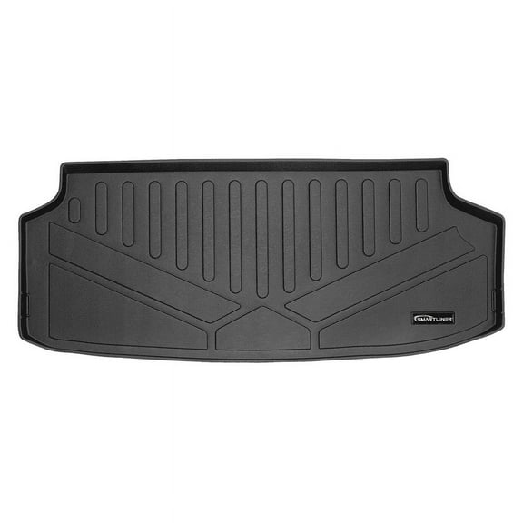 SMARTLINER All Weather Custom Fit Black Cargo Liner Behind the 3rd Row Compatible With 2024-2025 Kia EV9