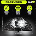 thumbnail image 4 of Ventilador plegable GloFX Sun & Moon Design Rave Music Festival, 4 of 6