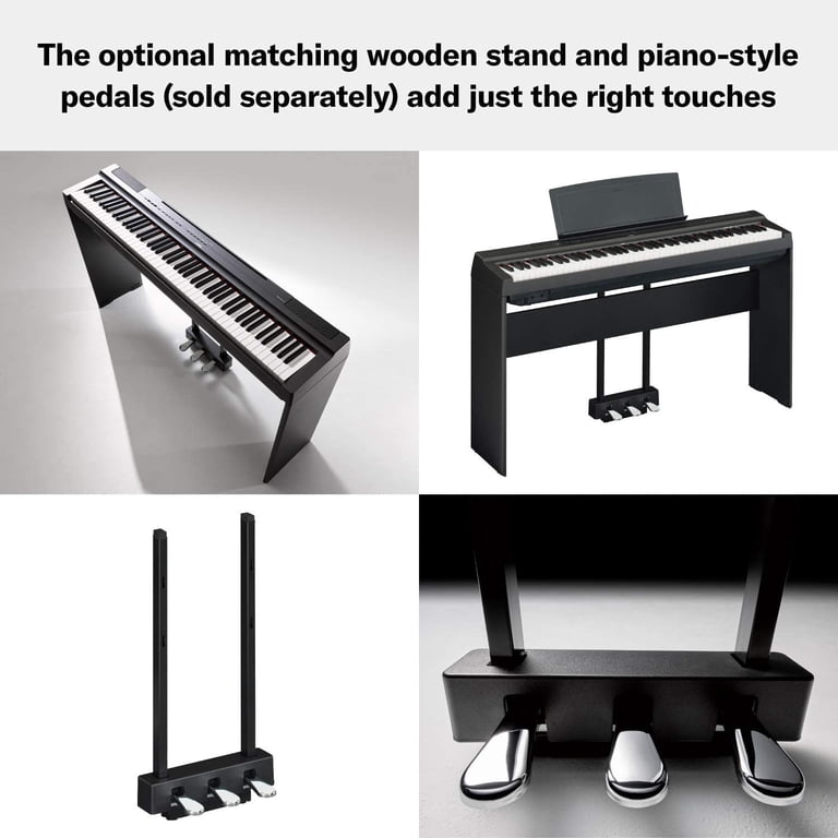Yamaha P-125A 88-Key Digital Piano Keyboard, Black - Walmart.com