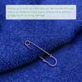 thumbnail image 5 of Uxcell 60-Pack Large Safety Pins, 2" Spring Lock Pins Blanket Bulk Pins for Fashion/Clothes/Sewing/Quilting/Upholstery/Laundry/DIY Craft/Decorative, Big Safety Pins [Purple], 5 of 7