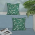 thumbnail image 5 of Fall Pillow Covers 18x18 Aqua Teal Cream Pumpkin Decor Throw Pillows Case for Couch Maple Leaves Autumn Harvest Thanksgiving Farmhouse Outdoor Decorative Cushion Cases for Sofa Bed Set of 2, 5 of 6