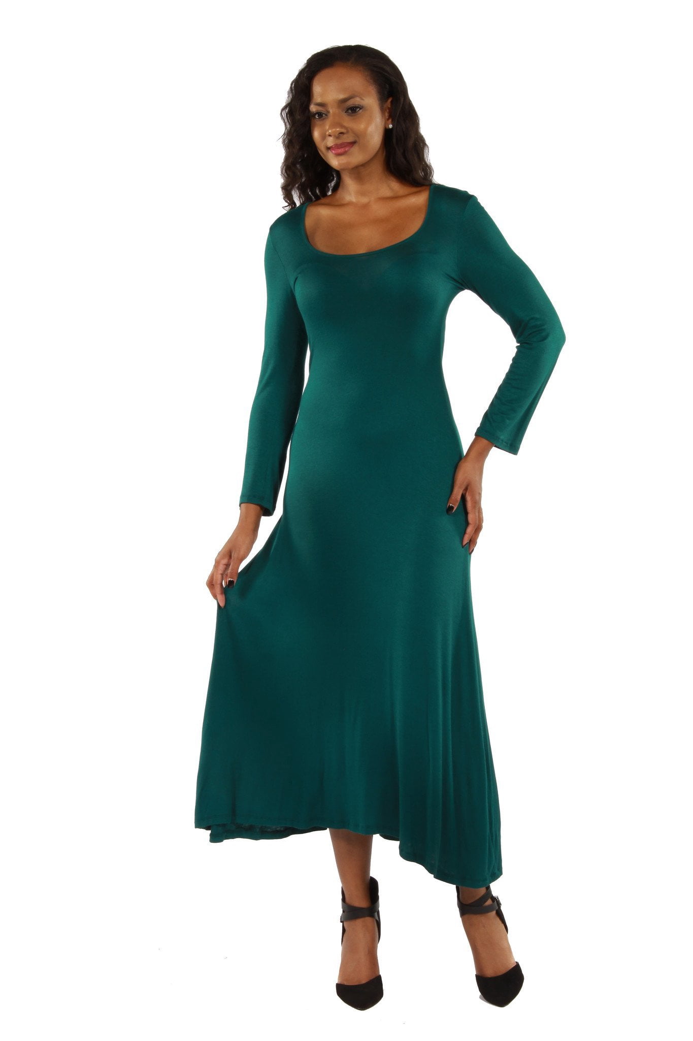 Women's Like a Cool Drink of Water Black Maxi Dress