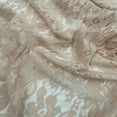 thumbnail image 3 of 60" Wide Nylon Spandex Floral Lace Fabric by the Yard – (87 GSM) 4-Way Stretch, Anti-Wrinkle & Breathable Fabric for Lingerie, Draperies, Wedding Gowns & DIY-Tan, 3 of 4