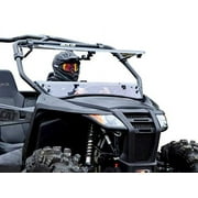 SuperATV Scratch Resistant Flip UTV Windshield for 2015+ Arctic Cat Wildcat Trail Sport |Made of 1/4 " Thick Polycarbonate|250X Stronger Than Glass |USA Made|FWS-AC-T-70#SP