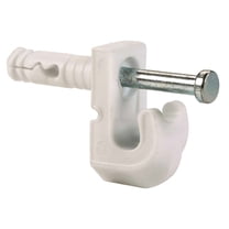 Closetmaid Wire Shelf White Wall Clip (48-Count) 177000