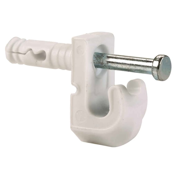 Closetmaid Wire Shelf White Wall Clip (48-Count) 177000