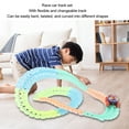 thumbnail image 5 of Race Car Track Set Glow In Dark Changeable Flexible Soft Race Car Track Building Toys For Boys Girls, 5 of 5