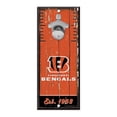 thumbnail image 1 of Cincinnati Bengals Sign Wood 5x11 Bottle Opener, 1 of 1