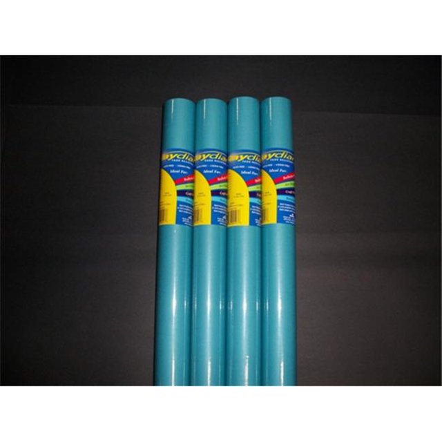 80197 RiteCo Raydiant RiteCo Raydiant Rouleaux d'Art Résistants à la Décoloration Turquoise 48 Po X 50 Pi Lot de 4