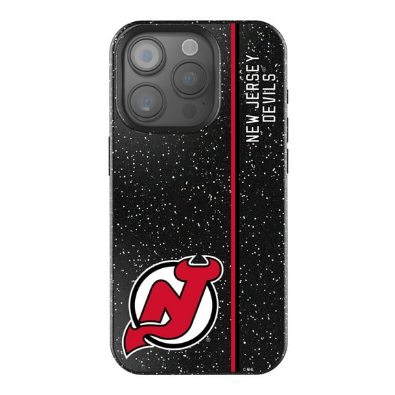 Keyscaper Black New Jersey Devils Sidebar Bling iPhone Case