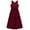 Burgundy, variant on Alvivi Flower Girls Dress Princess Pageant Wedding Bridesmaid Party Gown 6-16