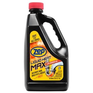 Zep 64 oz. Liquid Heat Gel Industrial Drain Opener, Kitchen Sink